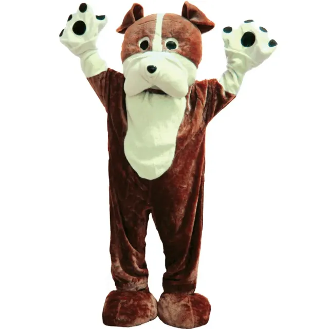 Dress Up America Costume Mascotte Bulldog Peluche Unica