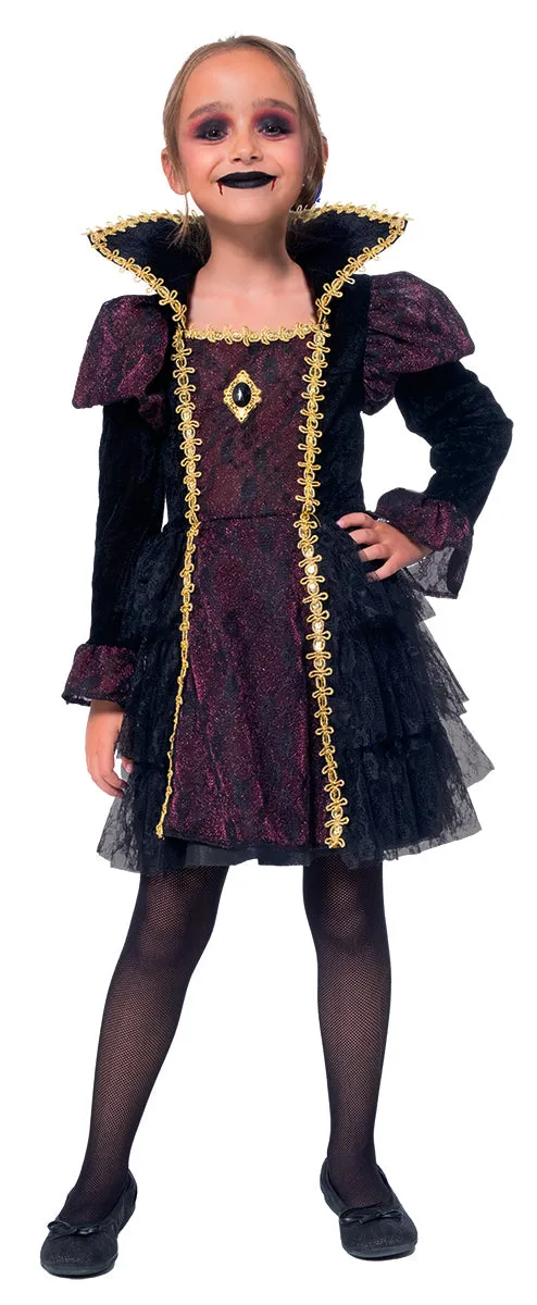 Rubies Vampira Deluxe costume bambina XS-S-M