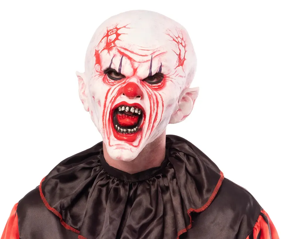 Rubies Lucifero Maschera Clown Halloween Taglia Unica