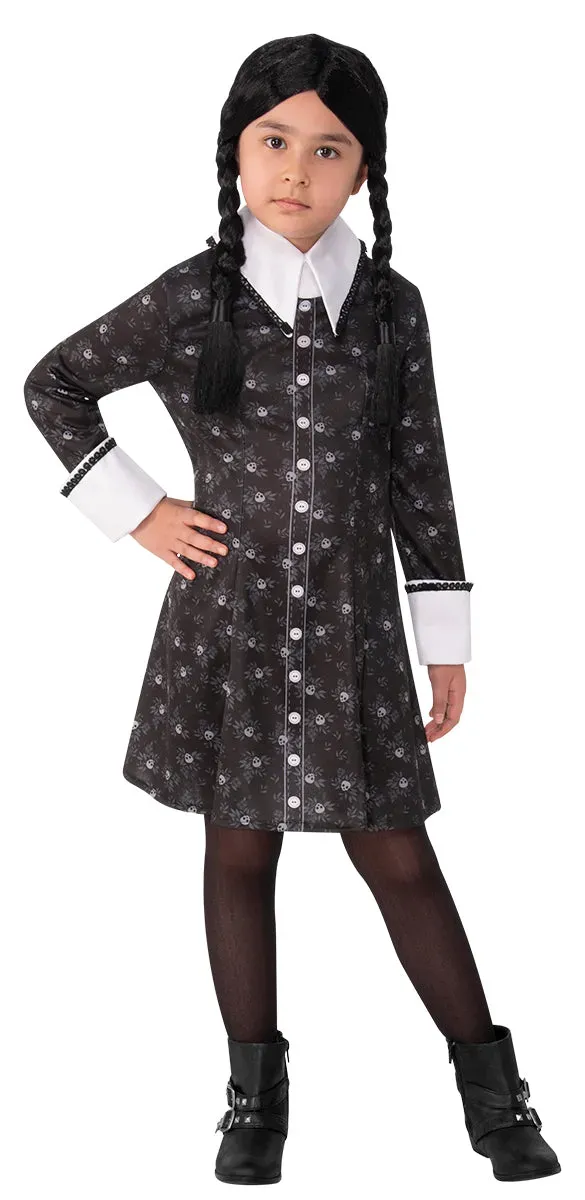 Rubies Mercoledì costume bambina Addams nero