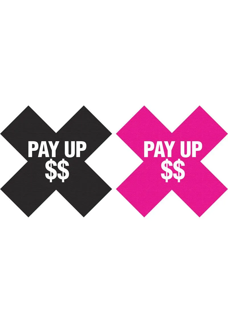 Pleasure Wigs Peekaboos Pay Up $ X copricapezzoli nero rosa