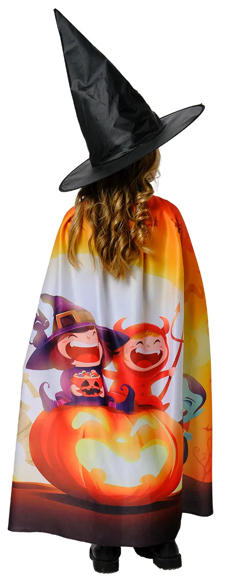 Rubies Strega & Friends set cappa e cappello taglia unica