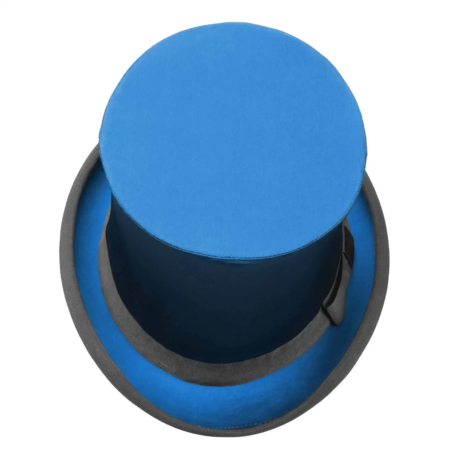 Altenburg cilindro pieghevole top hat blu seta misura 58