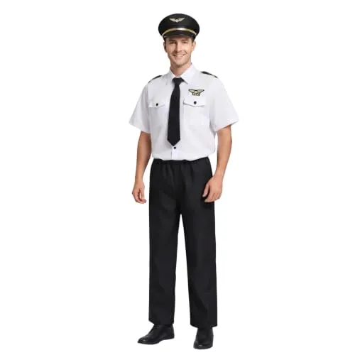 Dress Up America costume pilota adulto deluxe XXL
