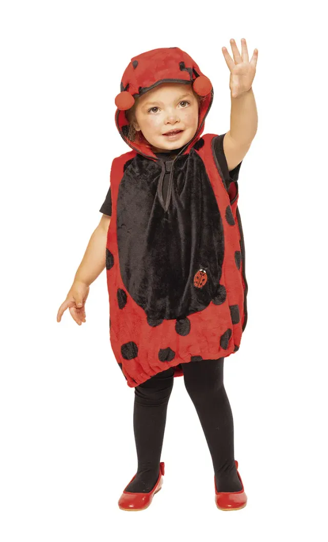 Rubies Happy Coccinella Costume Bambina Taglia T pois rossi