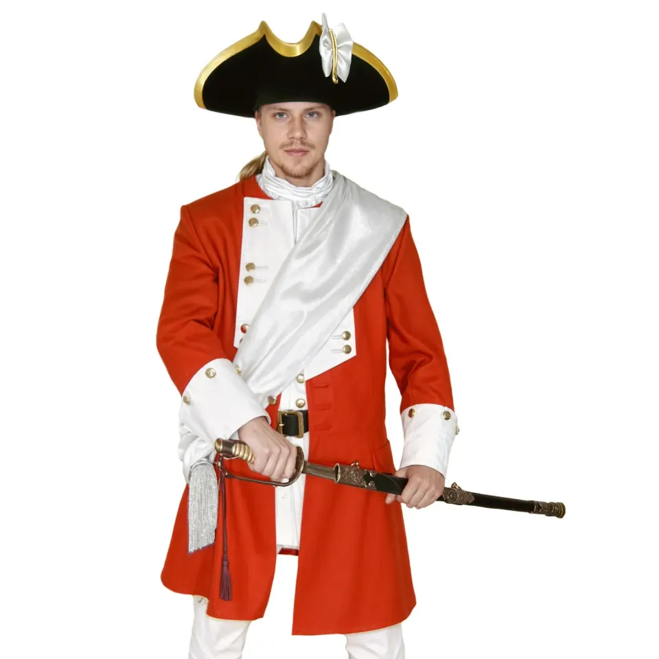 Altenburg English Redcoat divisa storica rossa scarlatta