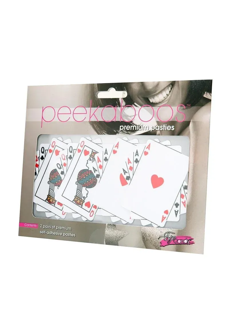Peekaboos Four-of-a-Kind pasties carte da gioco