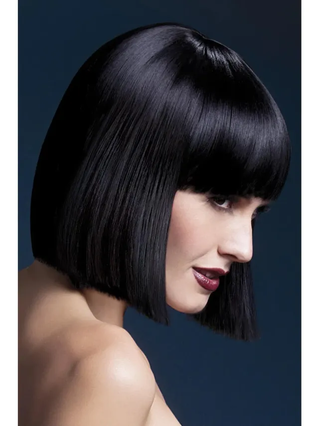 Rubies Lola Bob Parrucca Nera Caschetto Donna Taglia Unica