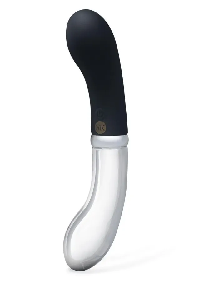 Pleasure Wigs Secret Kisses G-Wand vibratore vetro e silicone 10 modi