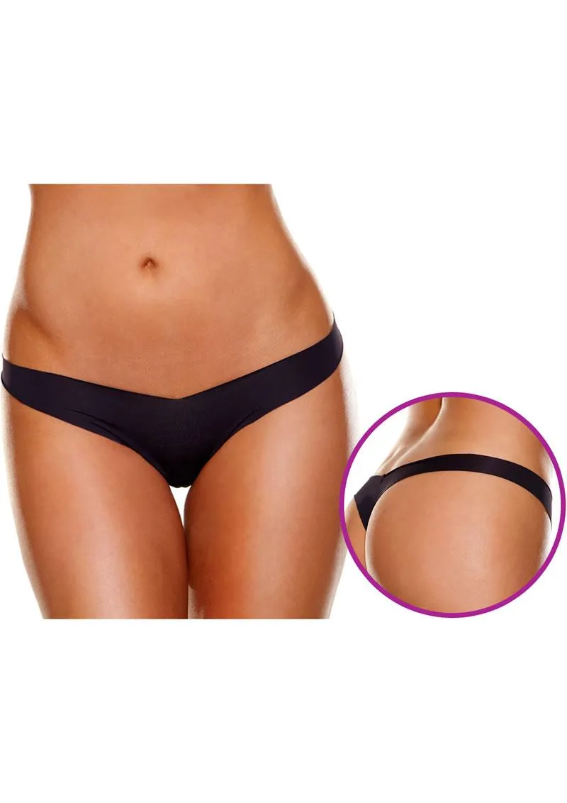 Pleasure Wigs Hollywood Curves Invisible Thong Perizoma Nero