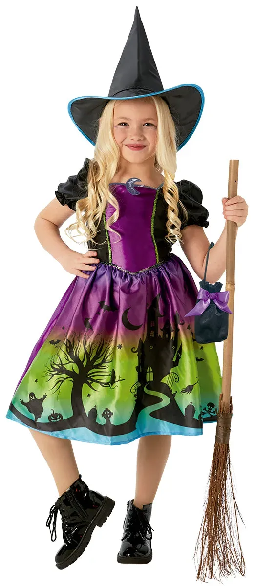 Rubies Luna Nera Inf costume strega bambina nero