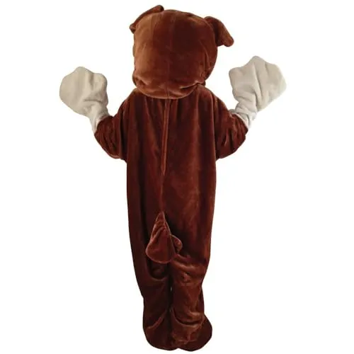 Dress Up America Costume Mascotte Bulldog Peluche Unica