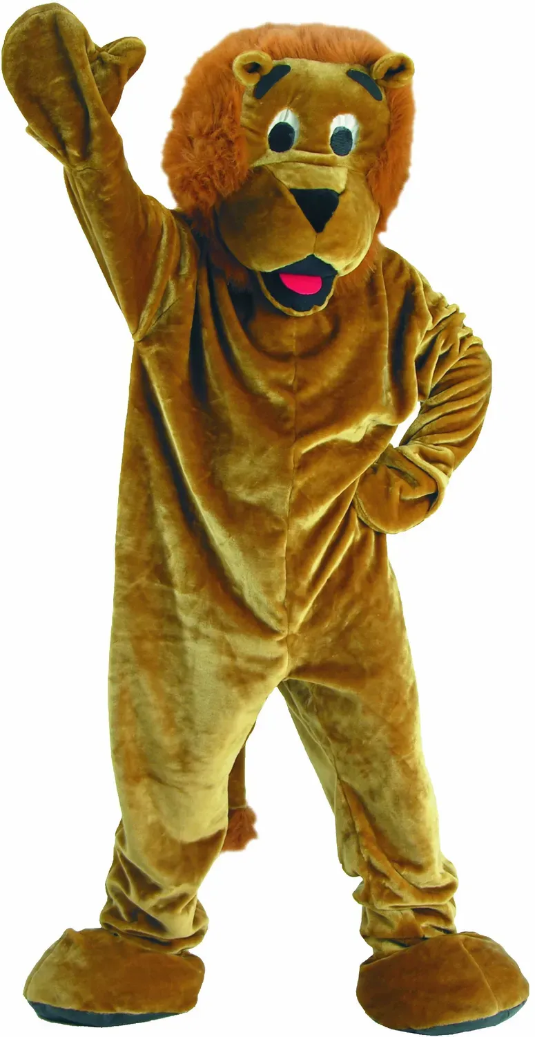 Dress Up America Leone costume mascotte adulto peluche