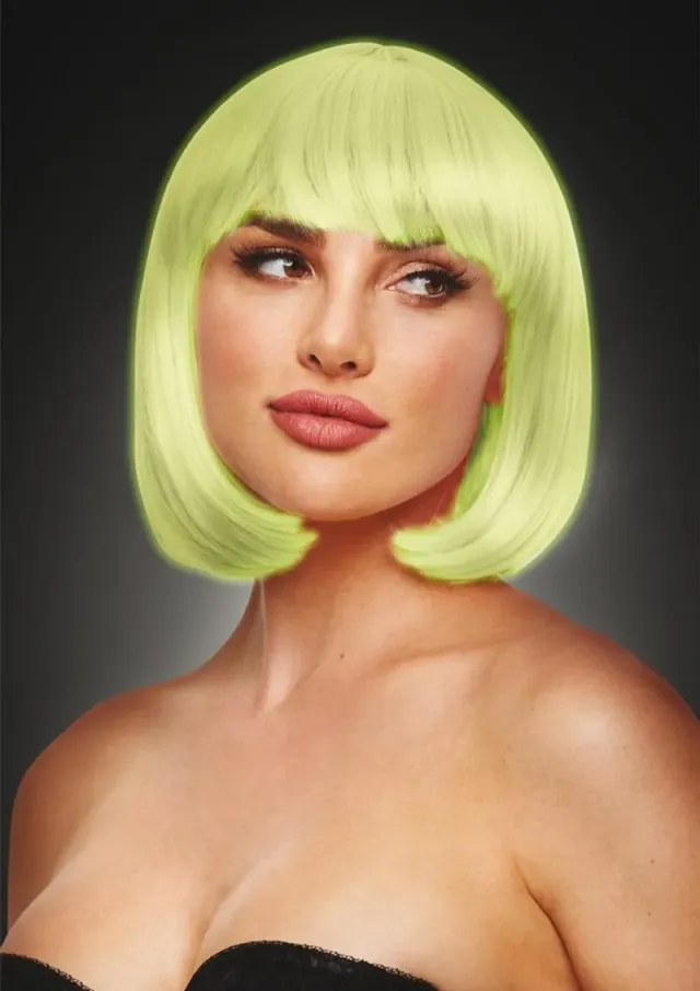 Pleasure Wigs Cici parrucca rosa glow in the dark