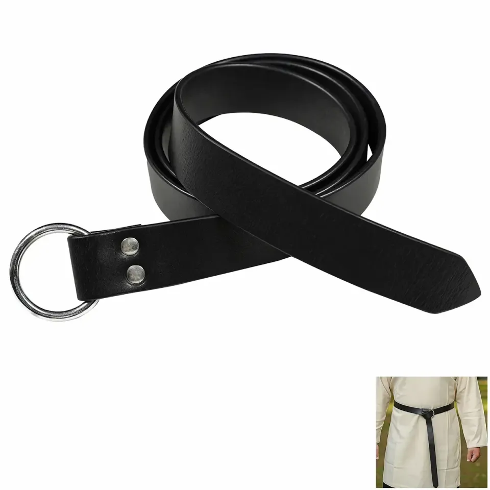 Medieworld O Ring cintura in cuoio medievale