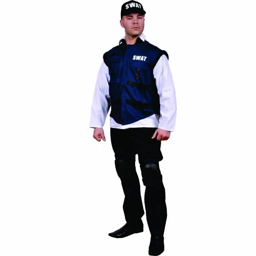 Dress Up America SWAT costume poliziotto adulto taglia unica navy