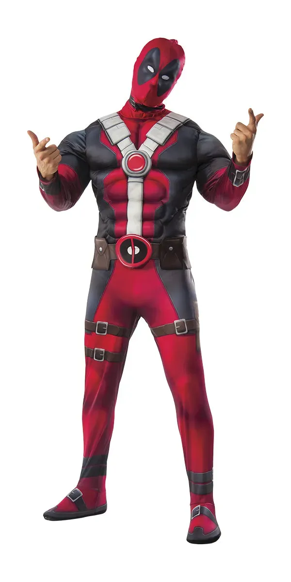 Rubies Deadpool Deluxe Costume Adulto Muscoloso