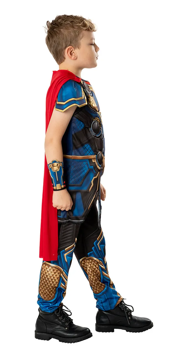 Rubies Thor Love and Thunder costume bambino Deluxe blu