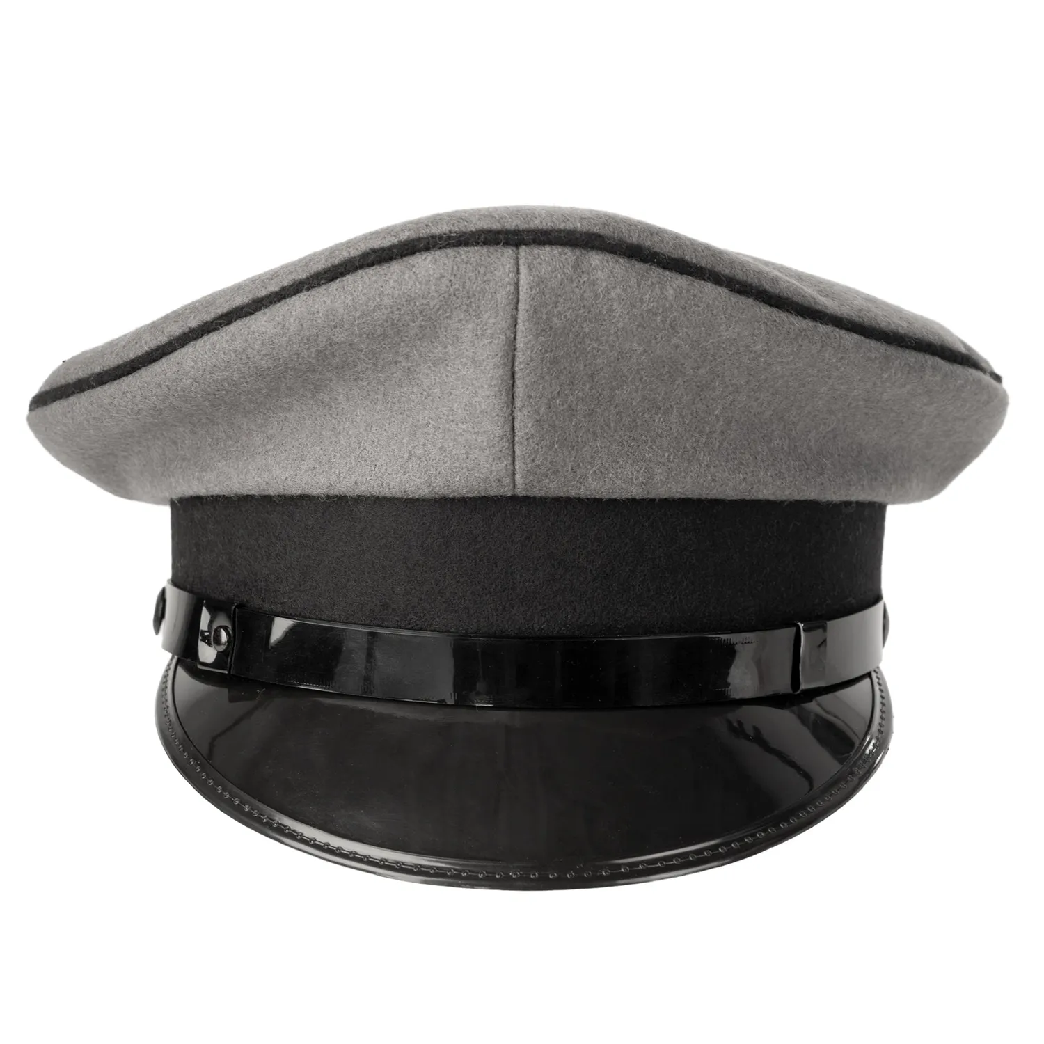 Altenburg berretto da ufficiale grigio-nero senza stemma
