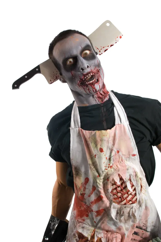 Rubies Zombie coltello macellaio diadema OS Halloween