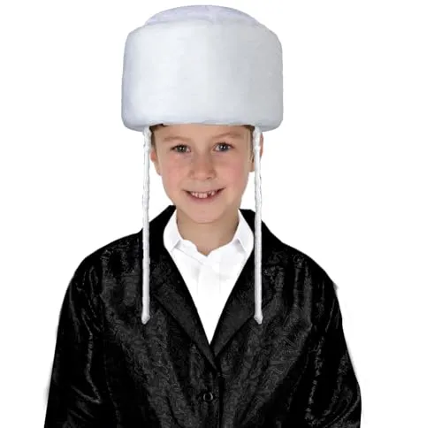 Dress Up America High Shtreimel cappello pelliccia ebraico