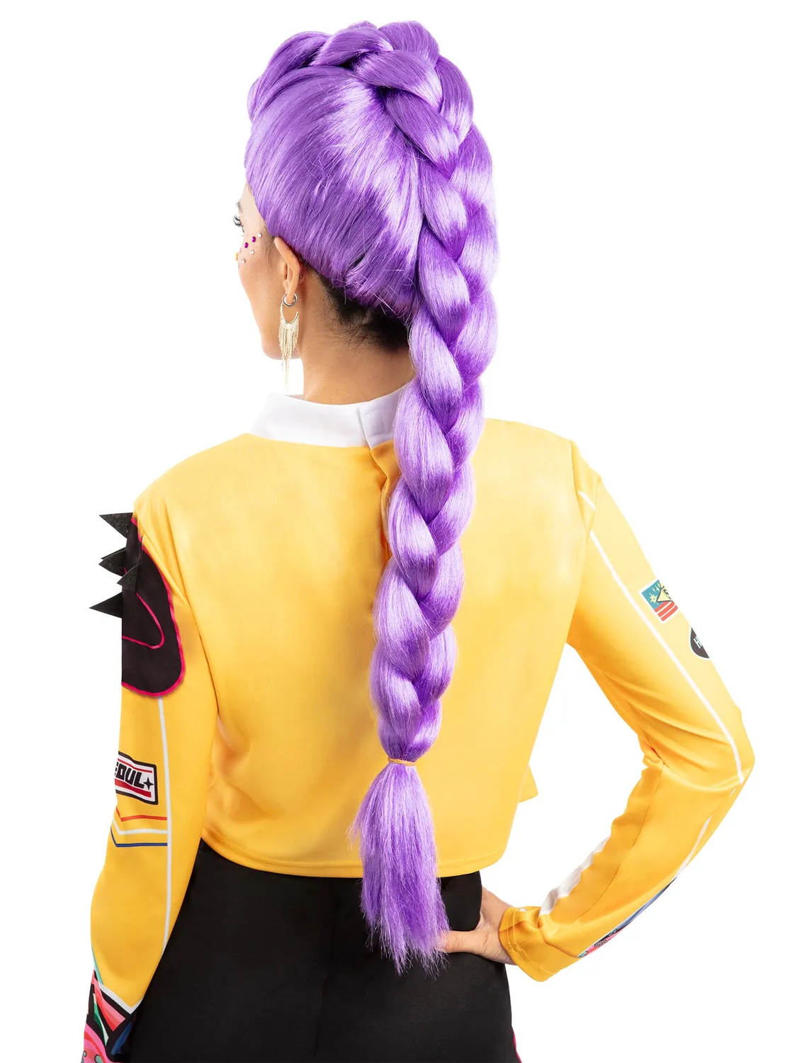 Rubies Rumi KPop Parrucca Donna Viola Lunga