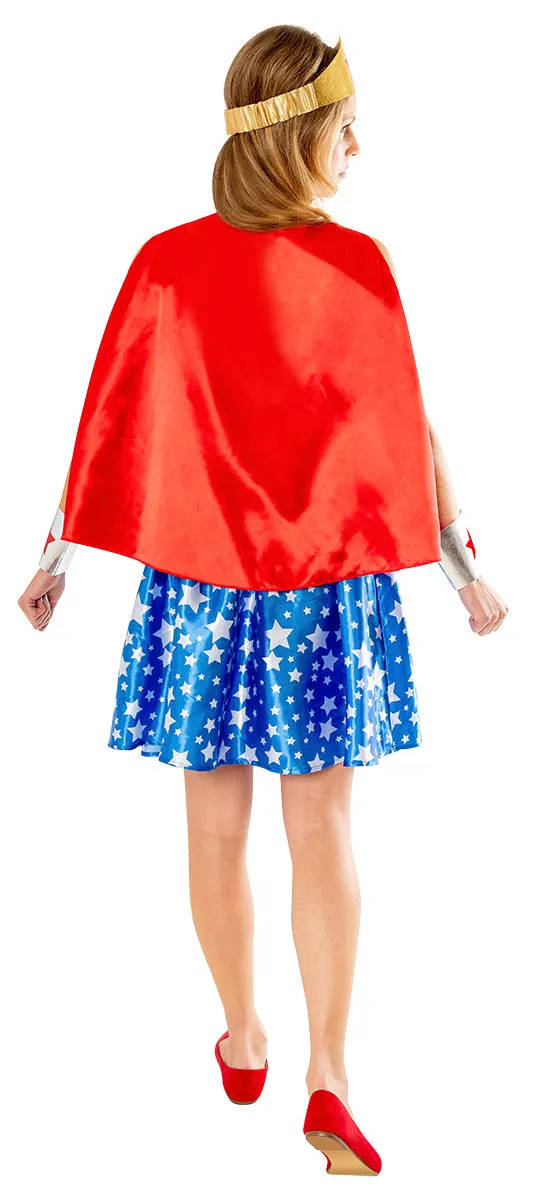 Rubies Wonder Woman Deluxe costume adulto rosso
