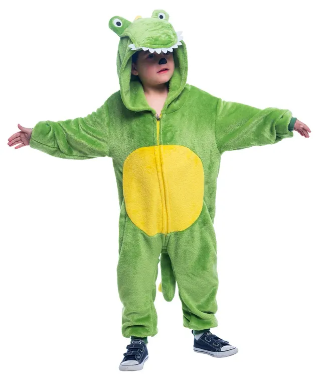 Rubies costume coccodrillo bambino taglie S M verde