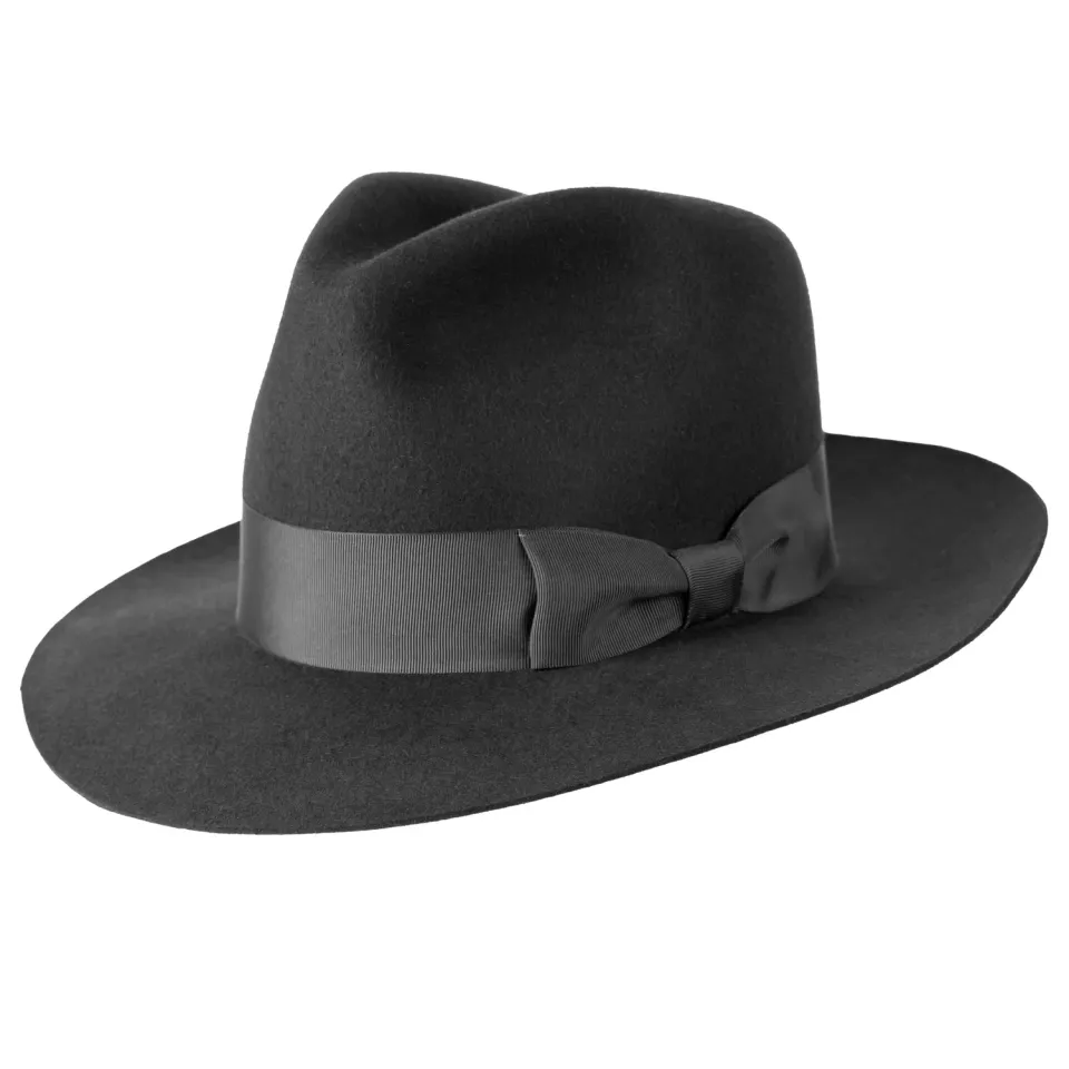Altenburg Mafioso fedora cappello nero anni 20