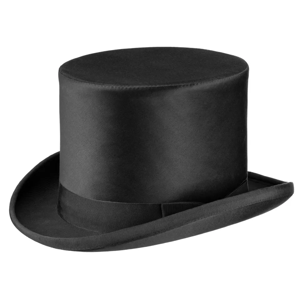 Altenburg cilindro nero cappello seta taglie 55-64