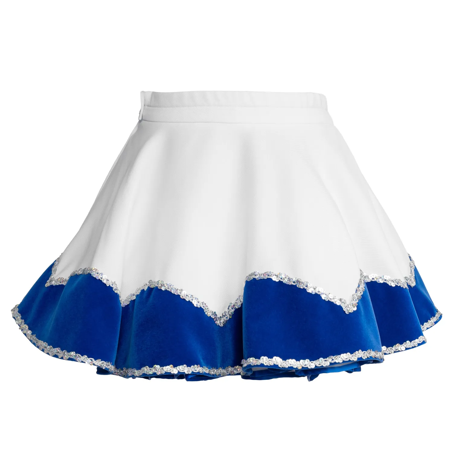 Altenburg abito guardia velluto bianco blu paillettes