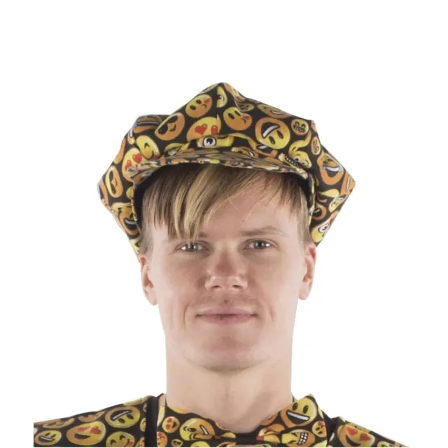 Dress Up America Emoji cappello smiley adulto giallo taglia unica