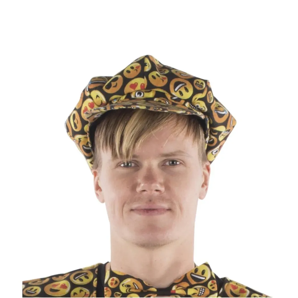 Dress Up America Emoji cappello smiley adulto giallo taglia unica