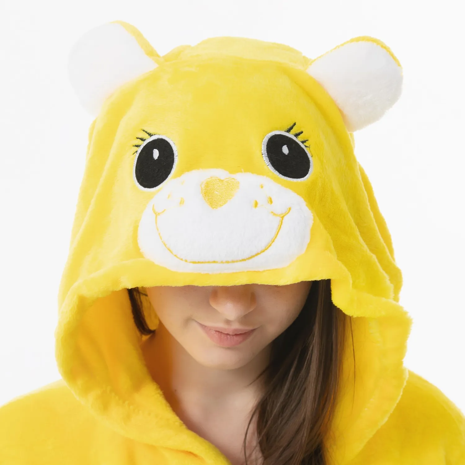 Katara 1744 pigiama tuta kigurumi giallo con cappuccio