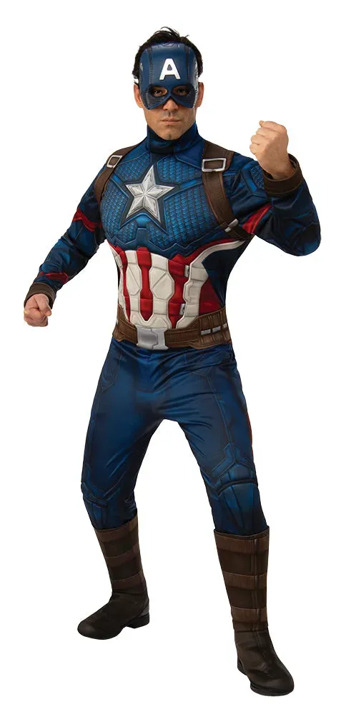 Rubies Capitan America Endgame Deluxe costume adulto MST
