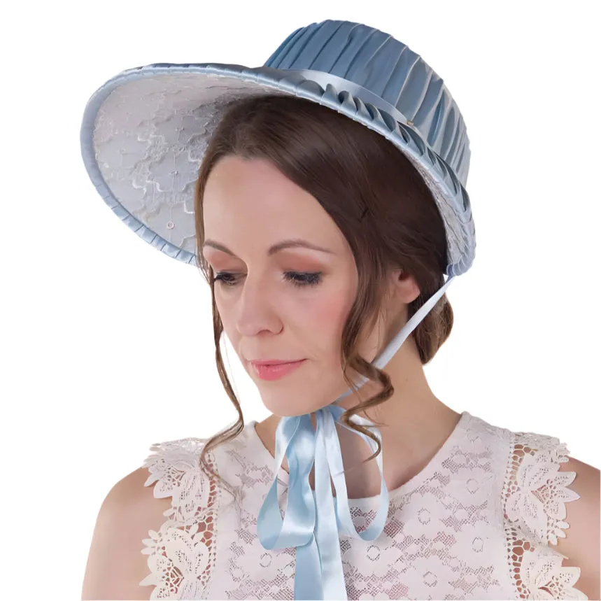 Altenburg Bonnet azzurro chiaro cappello storico pezzo unico