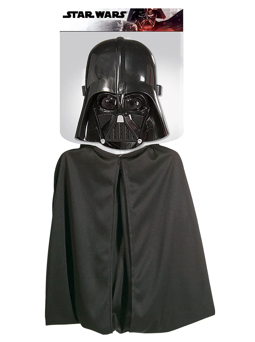 Rubies Darth Vader kit maschera e mantello bambino taglia unica