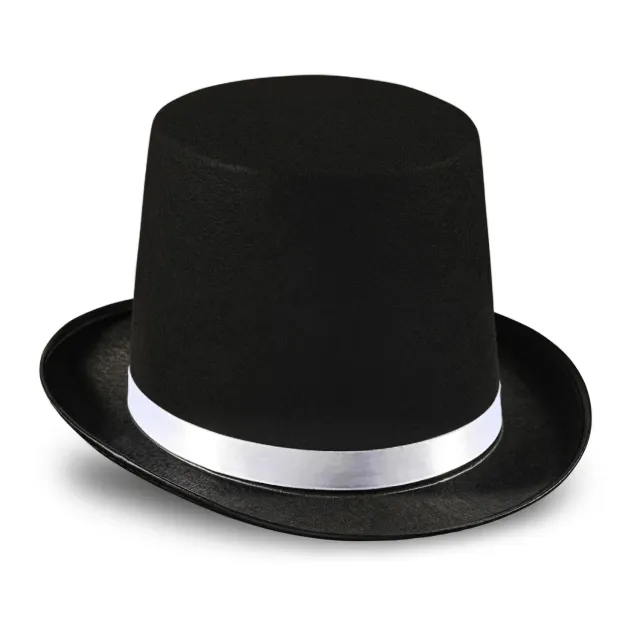 Dress Up America Cappello Cilindro Nero Mago Festa Taglia Unica