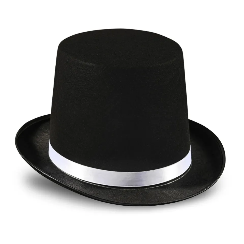 Dress Up America Cappello Cilindro Nero Mago Festa Taglia Unica