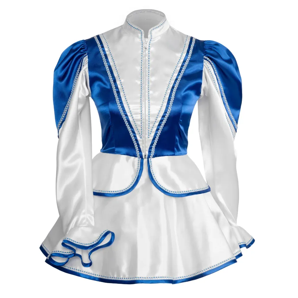 Altenburg abito guardia bianco blu majorette danza
