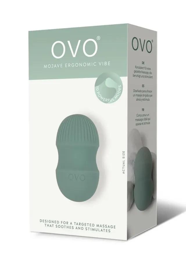 OVO Mojave Mini Vibe vibratore verde USB 10 modalità