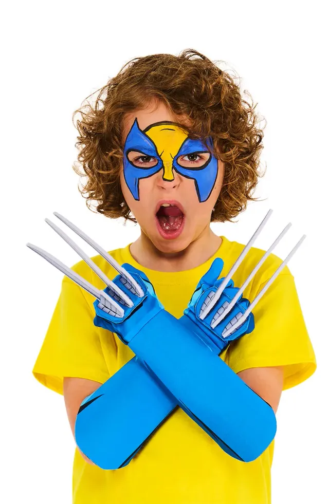 Rubies Wolverine Set Artigli Bambino Accessorio Taglia Unica