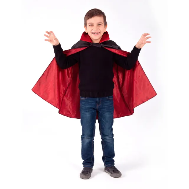 Rubies Dracula mantello nero fodera rossa 70 cm M