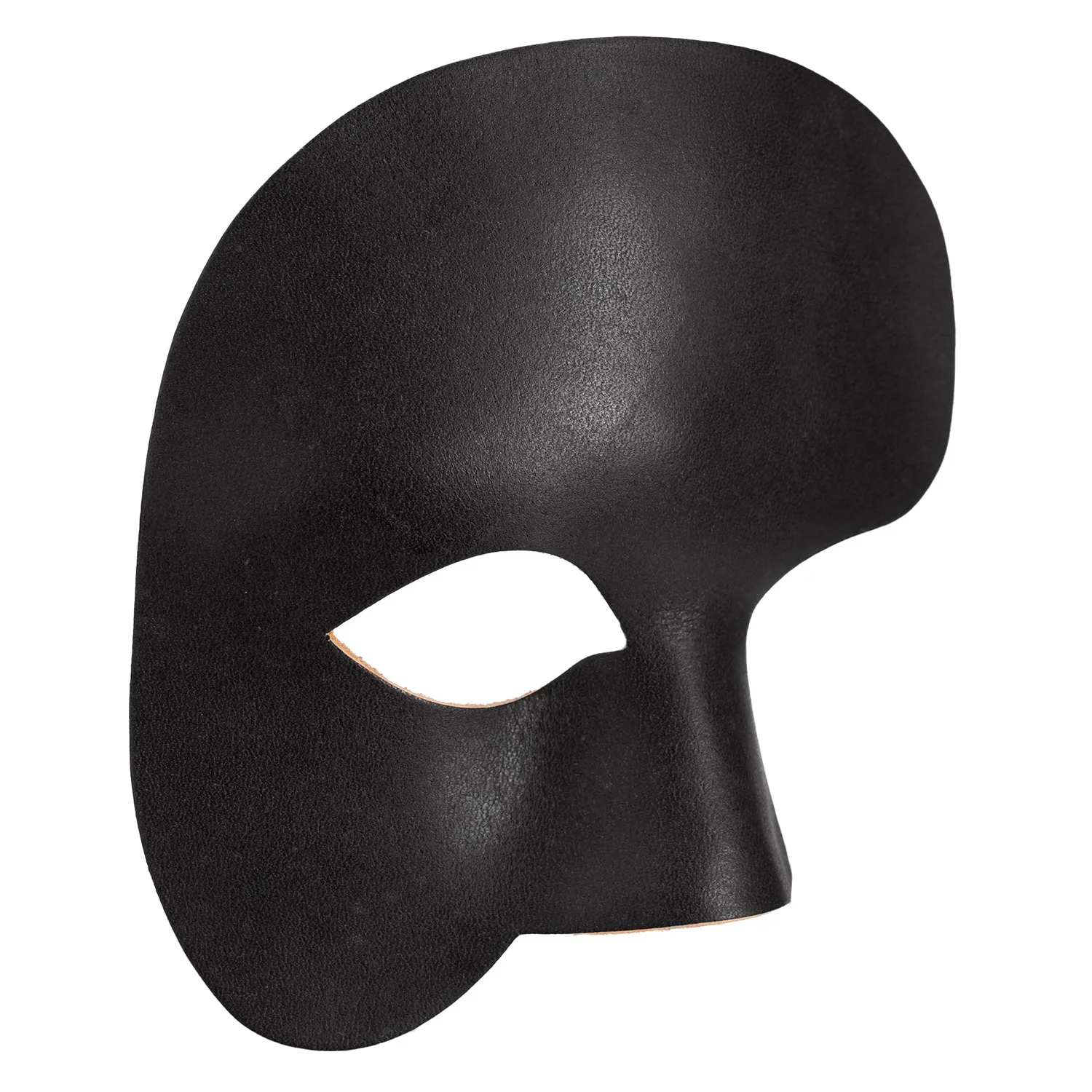 Altenburg Phantom maschera veneziana cuoio nera dipinta
