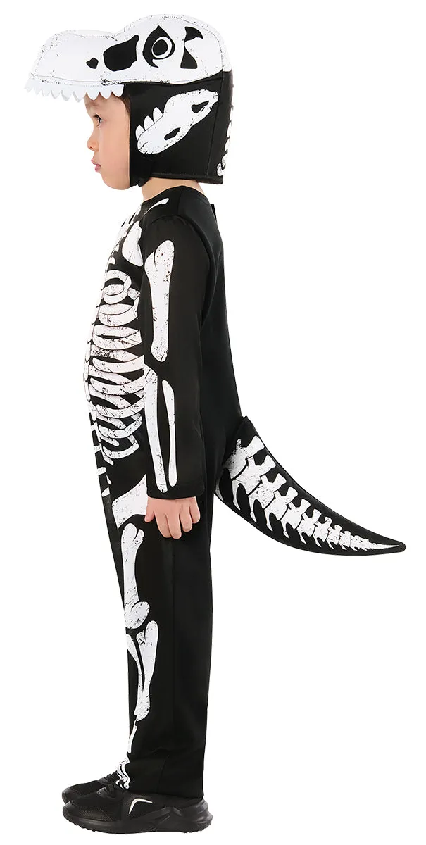Rubies Dino Scheletro costume bimbo 2T XXS XS
