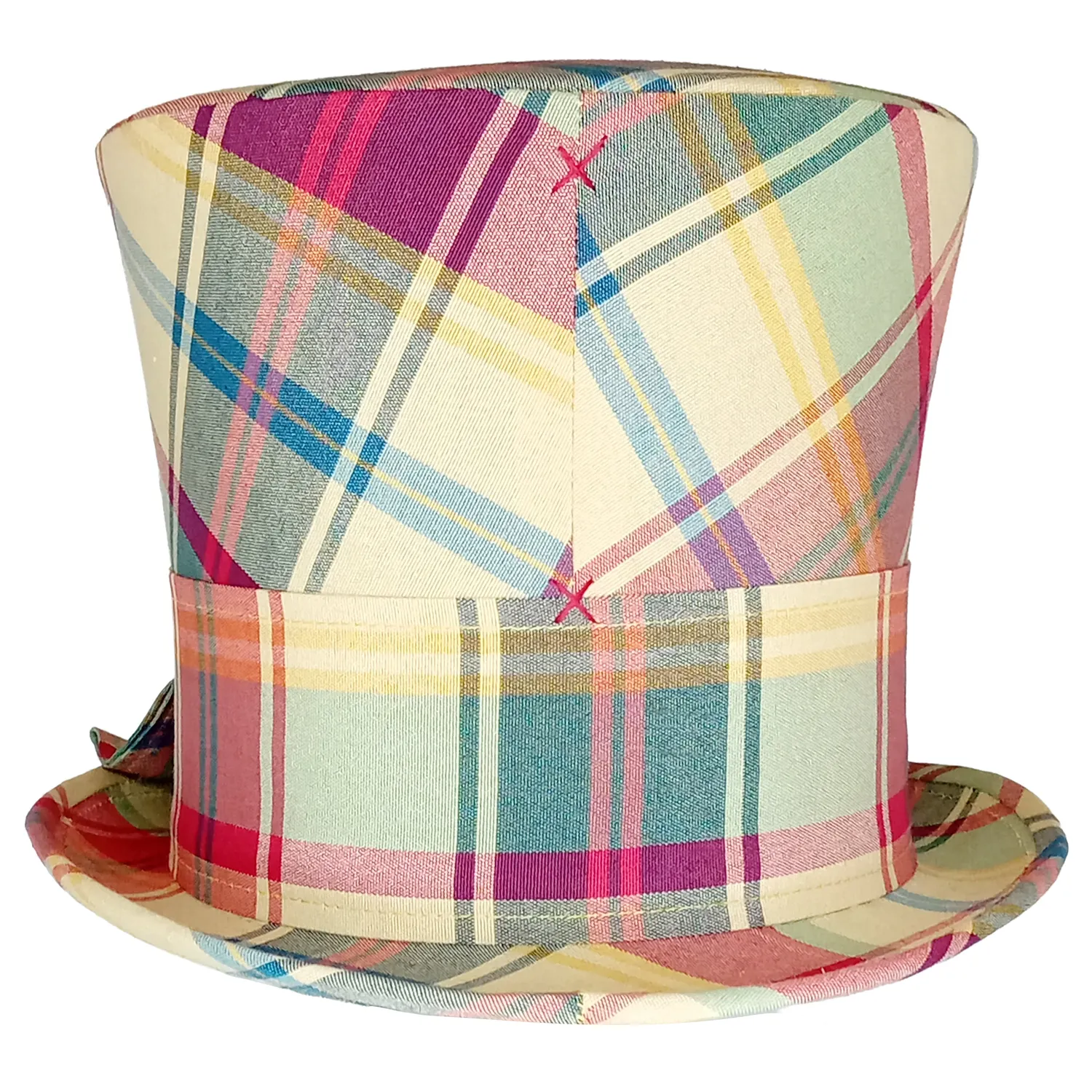 Altenburg Pippo cilindro quadri magenta blu taglia 59
