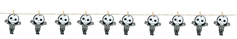 Rubies Ghirlanda Scheletrini EVA decorazione Halloween OS