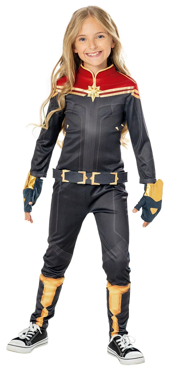 Rubies Captain Marvel Deluxe costume bambina tuta