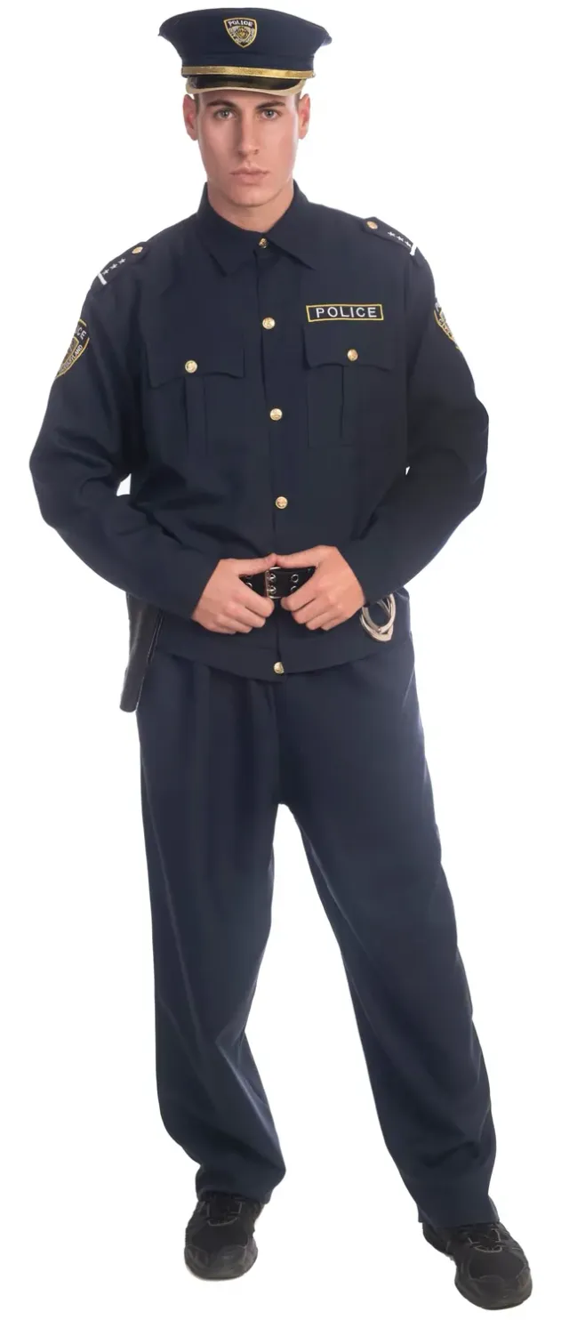 Dress Up America Poliziotto costume adulto XXL con accessori