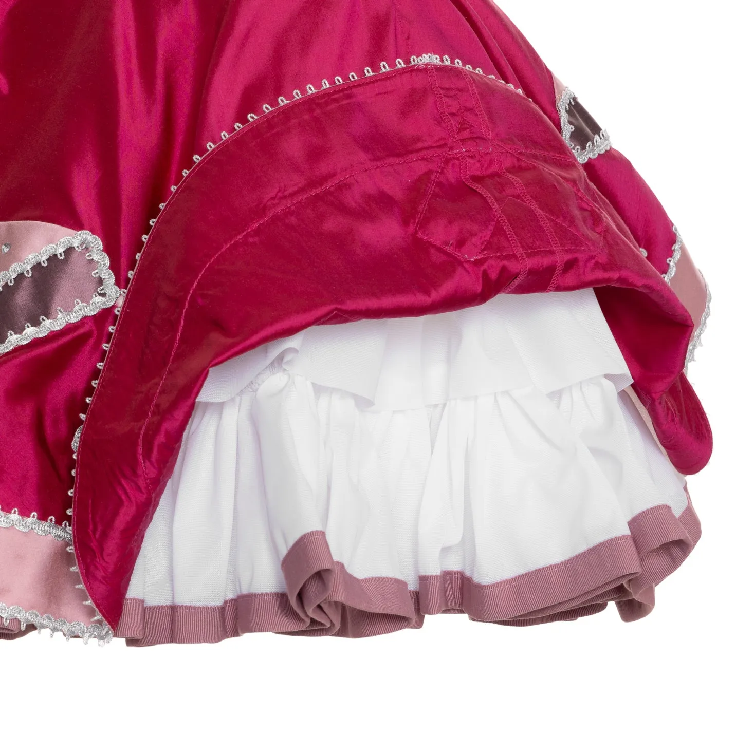 Altenburg Garde abito guardia rosa seta taglia 32-48